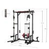 Power cage with LAT PullDown and Weight Storage Rack Optional Weight Bench, 1400 lb Capacity Power Rack for Home and Garage Gyms