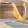 VEVOR Aerial Yoga Hammock & Swing, 5.5 Yards, Aerial Yoga Starter Kit with 100gsm Nylon Fabric, Full Rigging Hardware & Easy Set-up Guide