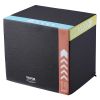VEVOR 3 in 1 Plyometric Jump Box, 20/18/16 Inch Cotton Plyo Box, Platform & Jumping Agility Box