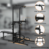 Multifunction heavy duty fitness stand strength training power tower